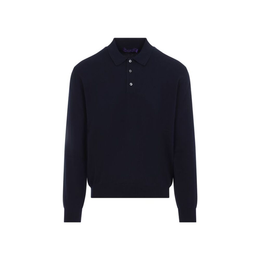 Ralph Lauren Purple Label L/S Knit Polo Men